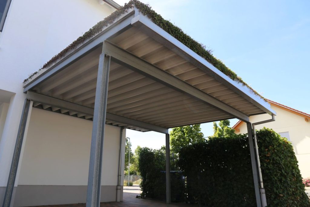 Abri de voiture moderne